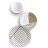 Bowla 12-Piece Melamine Dinnerware Set - Service for 4 (Moden