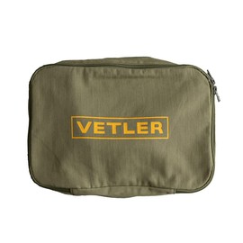 VETLER Travel Pouch, Lightweight, Durable, Stuff Bag, With Dividers, Natural Material, Travel Convenience, Medium, Khaki