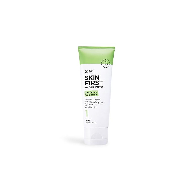 Cyzone Limpiadora Facial Bye Bye Granitos Skin First, 100g.