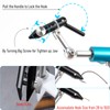 Dr.Fish Rotary Fly Tying Vise Aluminum Alloy Fly Vise with