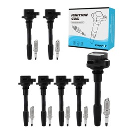 TAUTOY Set Of 7 UF835 Ignition Coil Pack & Iridium Spark Plugs (5.0L Only) For Ford F150 2018-2021 Mustang 2018-2020, Replace # DG565 JR3Z12029A 5C2272