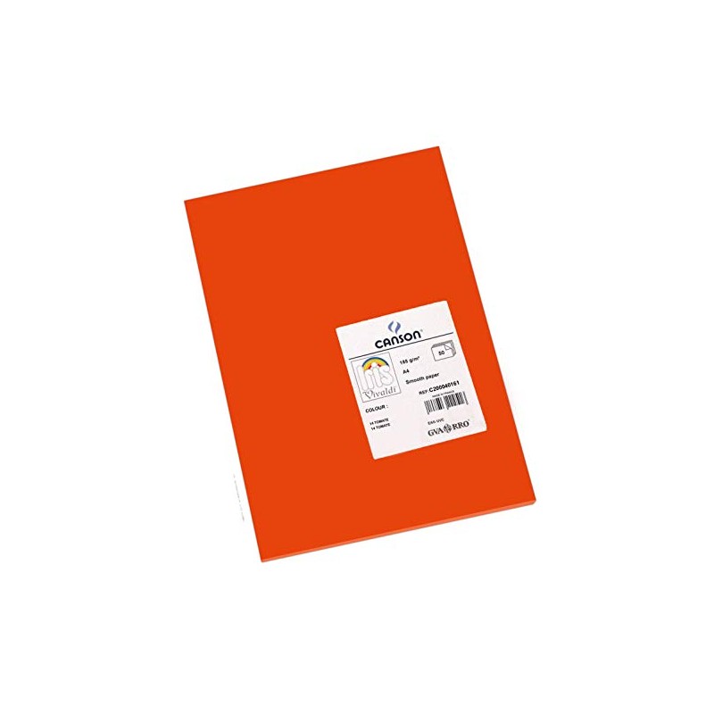 Canson Iris Vivaldi A4 185 gsm Smooth Colour Paper -