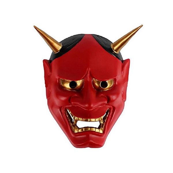 Meioro Hannya Mask Hannya Mask Mask Masquerade Festival Cosplay Character Hannya Unisex School Festival (Red Hannya X1)