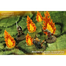 LITKO Inferno Marker Set | Blazing Fire | Spell Effects | Flames (Variety Pack)