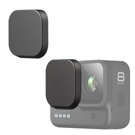 Hero8 Silicon Lens Adsorption Cap for GoPro Hero 8 Black Action Camera，Fire Rock HERO8 Lens Cap Protective Cover for Hero8 Sports Cameras - 2Packs