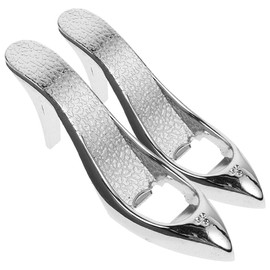 Luxshiny 2-Pack High Heel Shoe Shaped Bottle Opener Compact Beer Opener for Home Bar Party Wedding Favor Portable Manual Kitchen Gadget 3.93 X 1.65 X 1.06 in