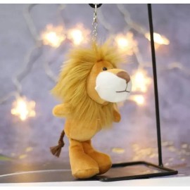 BRUJITA WAX Llavero De León De Peluche