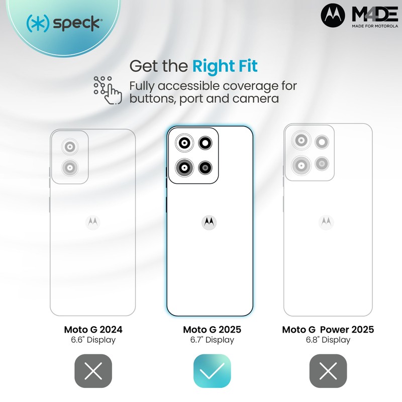 Speck Moto G 5g 2025 Case - Slim & Durable
