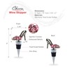 Cheers High Heel Shoe Metal Wine Stopper - Elegant Decor