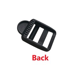 LESCA TEK 30 Pcs 3/4" (20mm) Plastic Tension Locks Clothing Buckles Triglide for Belt Backpack Camping Bag Belt Suitcase (Black)