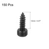 sourcing map M4 Hex Socket Head Cap Self-Tapping Screw, 150Pcs
