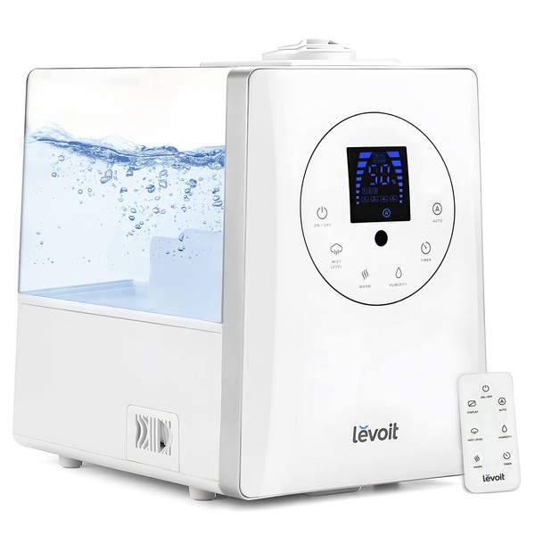 LEVOIT Humidifiers for Bedroom Large Room Home, 6L Warm and