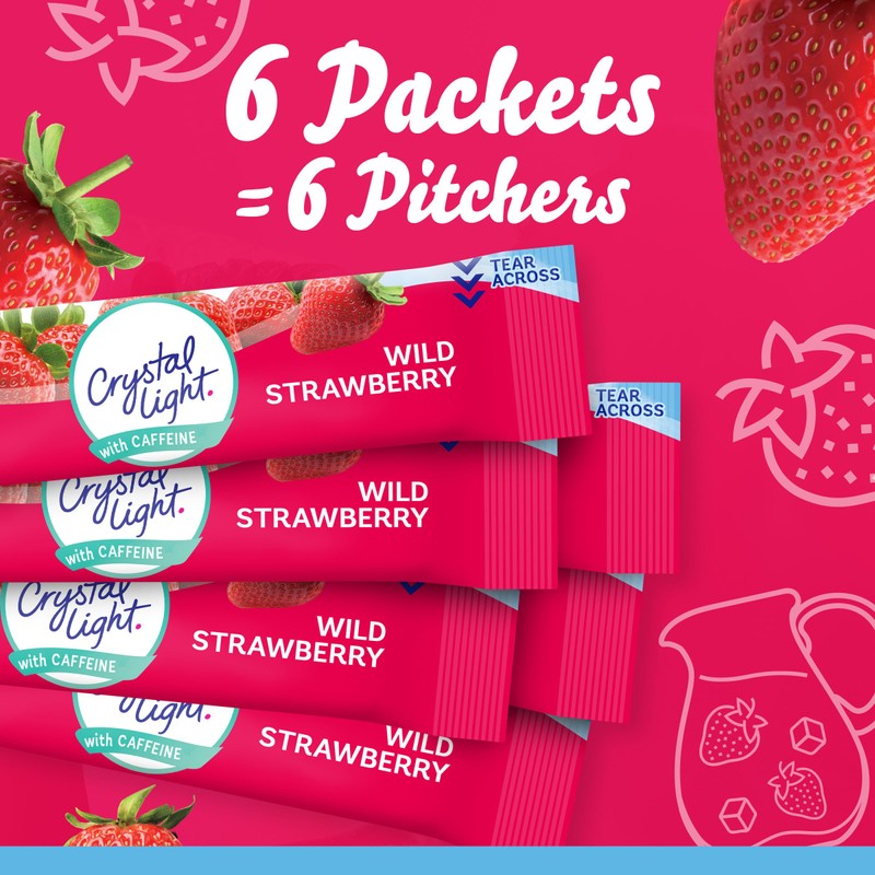 Crystal Light Wild Strawberry Artificially Flavored Powdered Drink Mix with