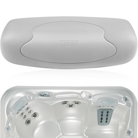 Bonbo 72597 Spa Neck Pillow Fit for 2002-2007 Hot Spring Hot Tubs & Spas, Cool Gray Head Rest Replace for 72596 73339