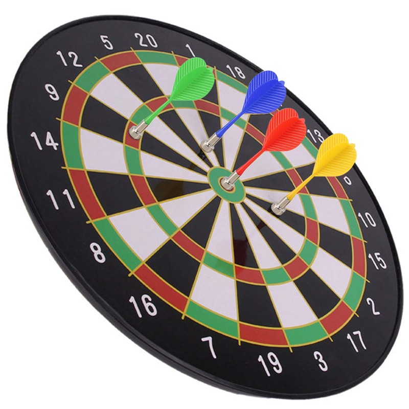 Accmor 24pcs Magnetic Darts Replacement for Dartboard, Plastic Safety Darts