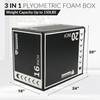 BalanceFrom 3-in-1 Foam Plyo Box, Jump Box for Home Gym,