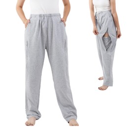 Yodilala ostomy Care Underwear, Bladder, Kidney Stoma Incontinence Urine Bag postoperative Care Pants, Urine Bag Pants, Catheter Bile Drainage Bag Pants(Gray,M)