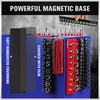 Magnetic Socket Organizer Set, 6PCS Magnetic Socket Holder, 1/4", 3/8",