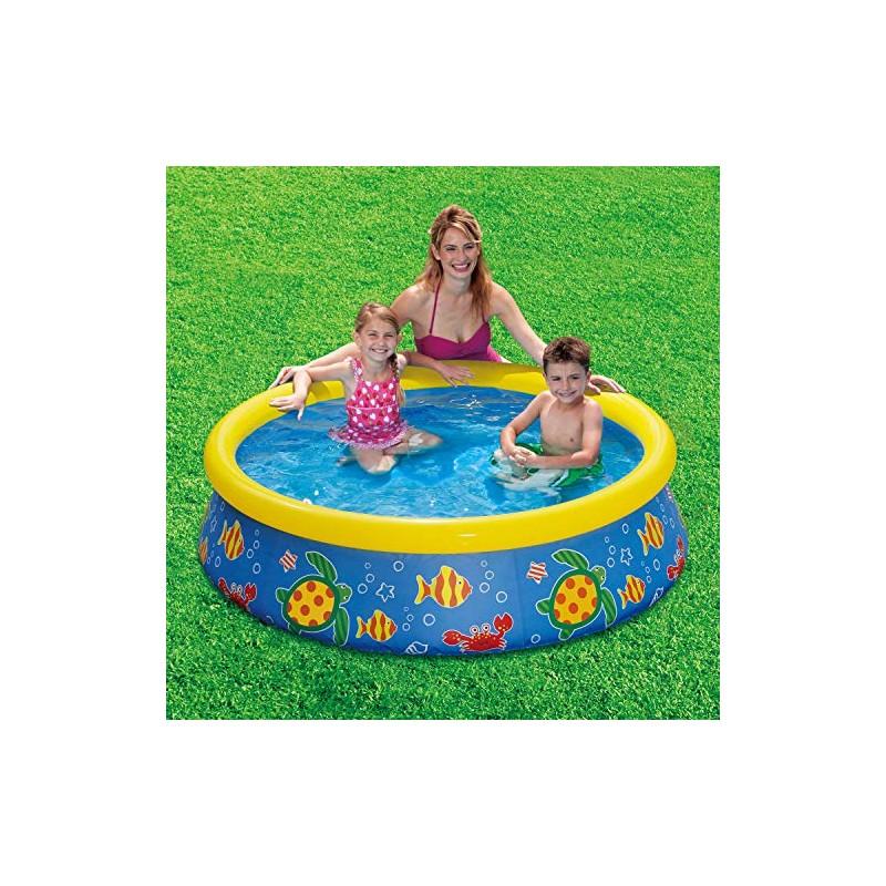 Summer Waves P1000515C167 5ft x 15in Inflatable Quick Set Pool