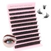 Oreola False Eyelashes Individual 80D Natural Individual Eyelash Cluster Wispy