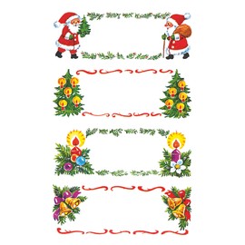 Avery Zweckform 52771 Christmas Stickers, Pack of 36 Stickers
