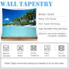 YISURE Ocean Tapestry Wall Hanging Sea Beach 108 x 80