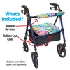 Top Glides Universal Rollator Walker Seat and Backrest Covers (Butterflies)