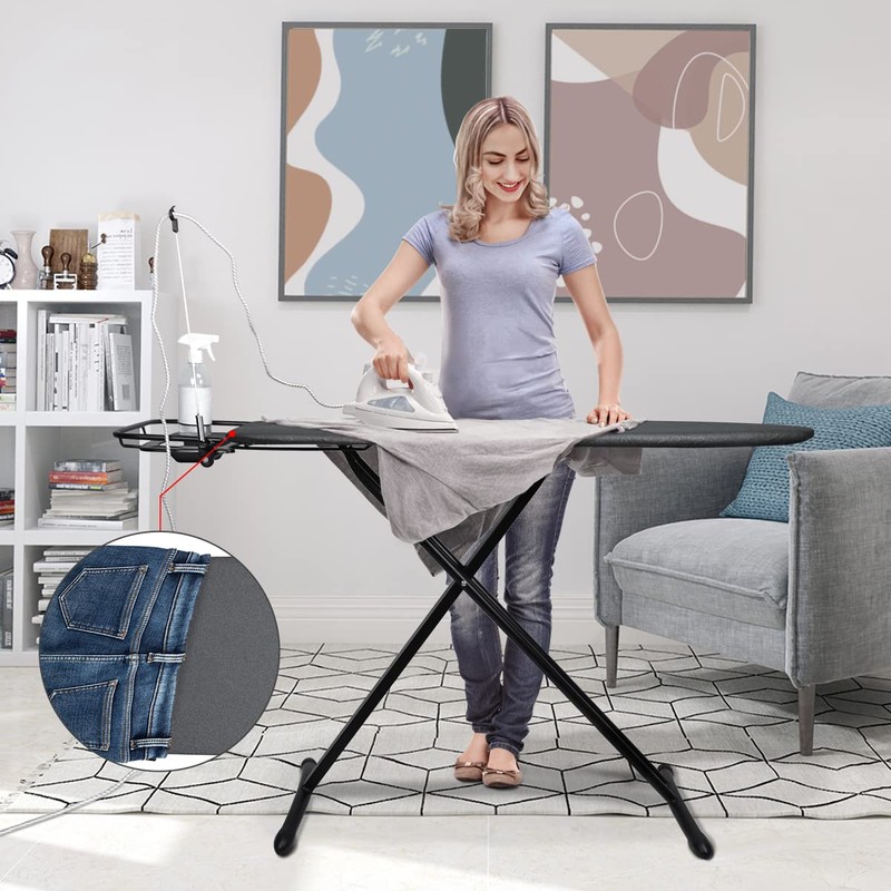 Duwee Steel Top Extra Wide Ironing Board with Sleeve Board
