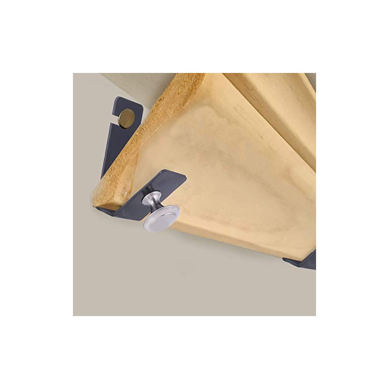 4 Pack Crown Molding Hanger Clips for One Person Operation