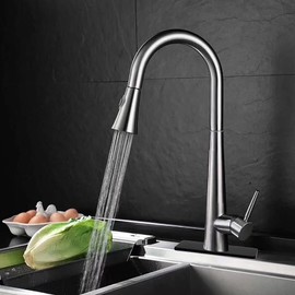 6" Faucet Hole Cover Deck Plate, Bathroom Sink Hole Cover, Kitchen Faucet Cover Plate, Premium Stainless Steel Replacement 3-Hole Escutcheon Plate (Black)