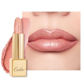 OULAC Lippenstift Metallic Glanz Finish, Korallenrosa Langanhaltender Glitzer Lippenstifte, Feuchtigkeit und Glanz f√ºr die Lippen, Intensive Farbe Feine Textur, Vegan, 4.3g (GM09) Elysium