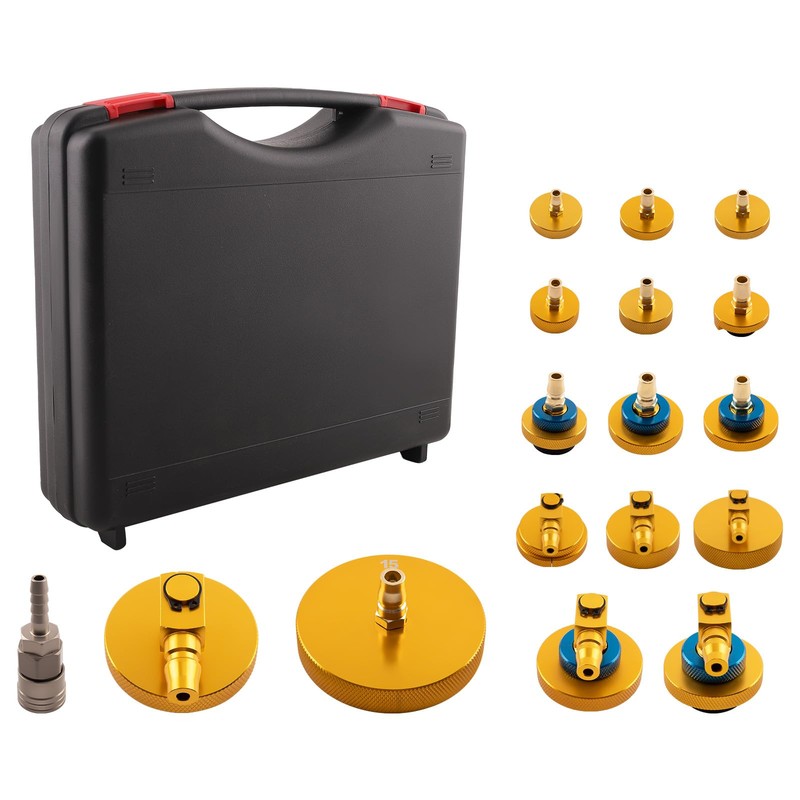 maXpeedingrods 17PCS Brake Bleeder Adapter Kit, Master Cylinder Bleeder Kit,