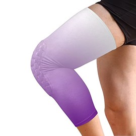 Purple Gradient Sports Knee Pads Youth Volleyball Basketball Knee Pads Long Leg Sleeves Braces Compression Wrestling Knee Pads for Boys Girls Football