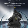 LETOUR 1450000 L Spotlight, Rechargeable Led Spotlight Flashlight with 350°
