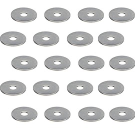 M4 Washers, Penny Washers Stainless Steel Large Repair Washers for M3, M4, M5, M6, M7, M8, M10 Screws Bolts M4 x 25mm (Pack of 20)