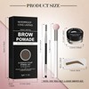 Eyebrow Stamp Stencil Kit - for Waterproof Eyebrows Makeup, Eyebrow