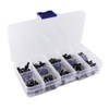 Hailege 200pcs Tact Switch Kit 6 * 6mm Tactile Push