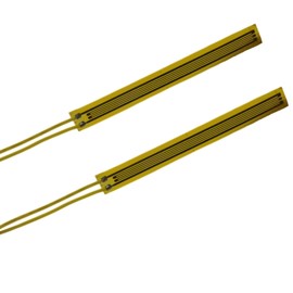 Strain Gauge, Cuidr 120ohm 50AA Foil Resistance Strain Gauge Used in Material, Industry or Science Experiment for Load Cell Pressure Resistance (2 Pack)