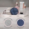 S&T INC. Face Scrubber, Dual-Sided Face Exfoliator with Elastic Strap,