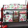 Wheelchair Storage Bag, Wheelchair Double-Sided Armrest Pouch with Cup Holder