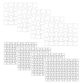 JOVYTH Puzzle In Legno Bianco 35 & 105 Pezzi, Puzzle Personalizzabile Per Bomboniere, Regalo Creativo Per Festa Di Compleanno