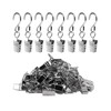 Curtain Clips, Set of 20, Curtain Hooks Stainless Steel for