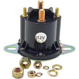 SPJIUQI 12V 150A Continuous Duty Snow Plow Relay Solenoid for Trombetta 684-1221-012 Western 25634 56131K Fisher 5794 5794K-1 Buyers 16160410 1306317 800A in Hush