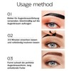 Peel Off Eyebrow Gel, 3 Colours Eyebrow Colour, Peel Off