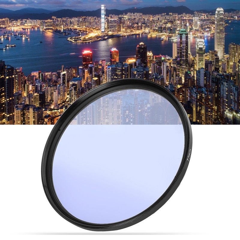 Junestar Pollution Reduction Lightweight 77mm Starry Sky Night Lens Filter
