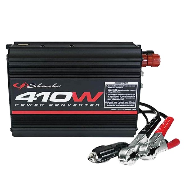 Schumacher Electric DC to AC Power Converter, XI41B, 410 Continuous