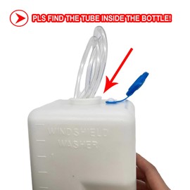 12VUniversal Car 99300 Windshield Washer Pump Washer Fluid Reservoir Bottle Kit with Pump Jet Button Switch，washer fluid reservoir，windshield washer fluid reservoir，wiper washer kit