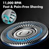 Electric Razor for Men Flynth 3-in-1 Cordless Shaver 3-Blade Rotary