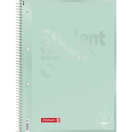 BRUNNEN College Notepad Premium Student Colour Code A4 Cover Sheet: Mint