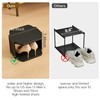 UFORU Small Shoe Rack, 7 Tier Plastic Vertical Shoe Rack